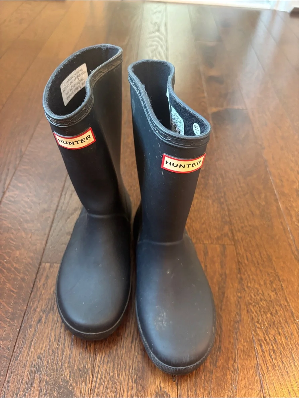 Hunter Kids Navy Tall Rain Boots